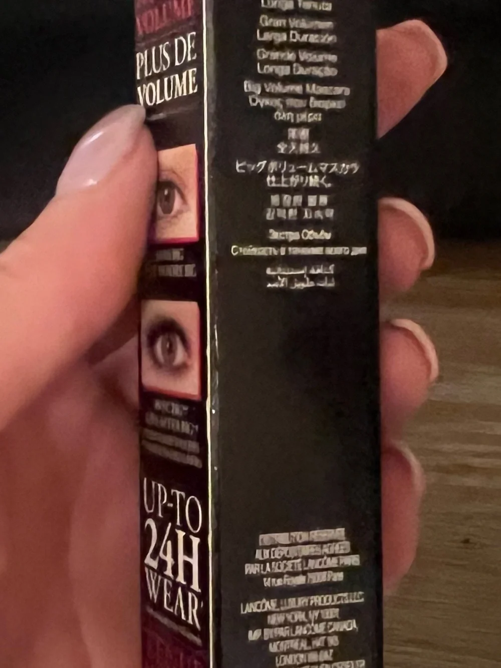 Lancôme Monsieur Big Mascara - Silver Glitter Packaging